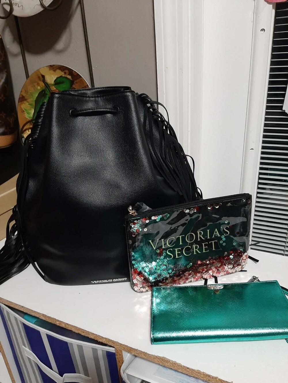 VICTORIA'S SECRET 2015 LIMITED EDITION "Fashion🪽Show" Bag 3 Pc Set